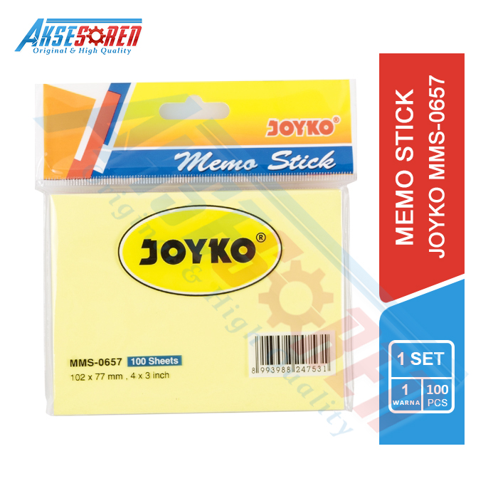 

MEMO PAD JOYKO [MMS-0654] / STICKY NOTES / MARKS / BUKU MEMO / STICK NOTE / / MEMO STIK