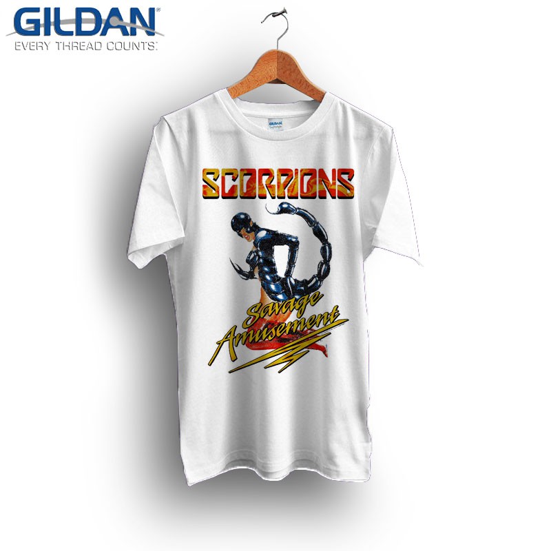 KAOS BAND SCORPIONS TSHIRT ORIGINAL GILDAN SOFTSTYLE SCORPION 19