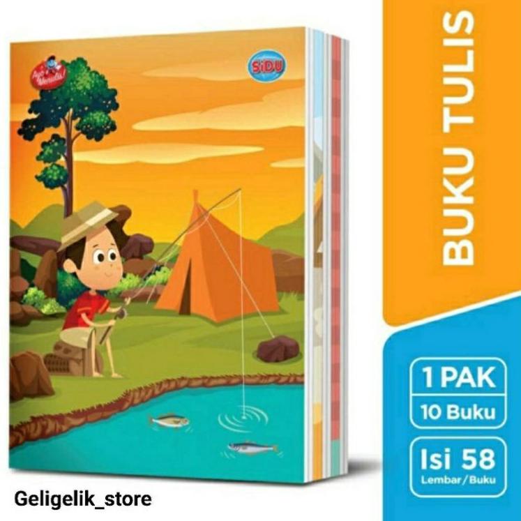 

Paling Sesuai.. Buku sidu isi 58 lembar per pak.1 pak isi 10 buku.