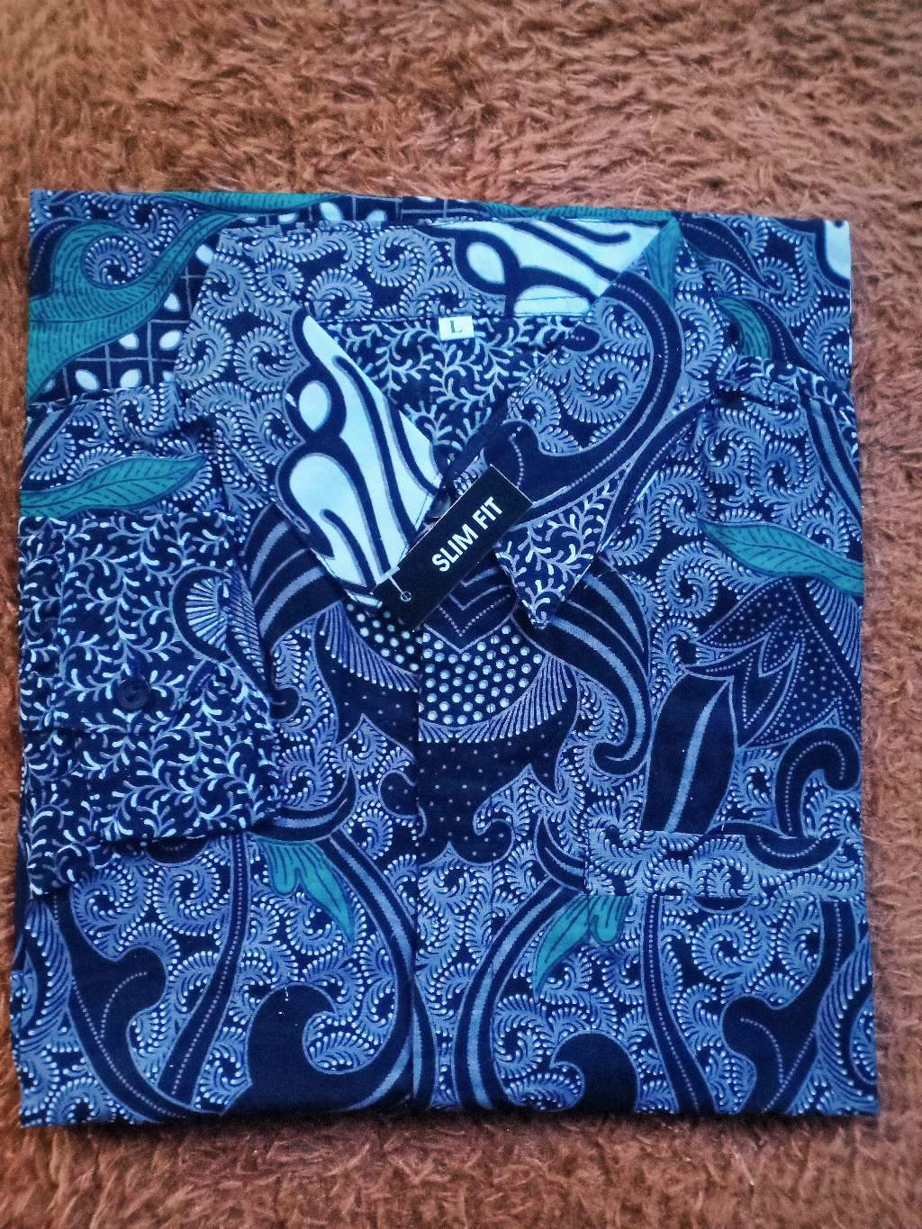 Batik Pria Lengan Panjang Slimfit Modern Batik Slimfit Pria