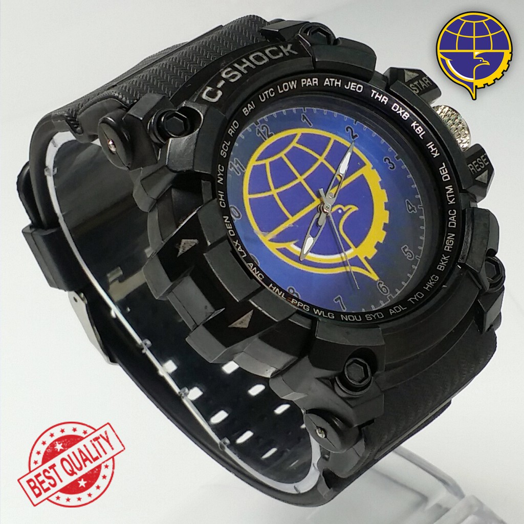 (BEST QUALITY) JAM DISHUB {DLLAJ} FULL BLACK