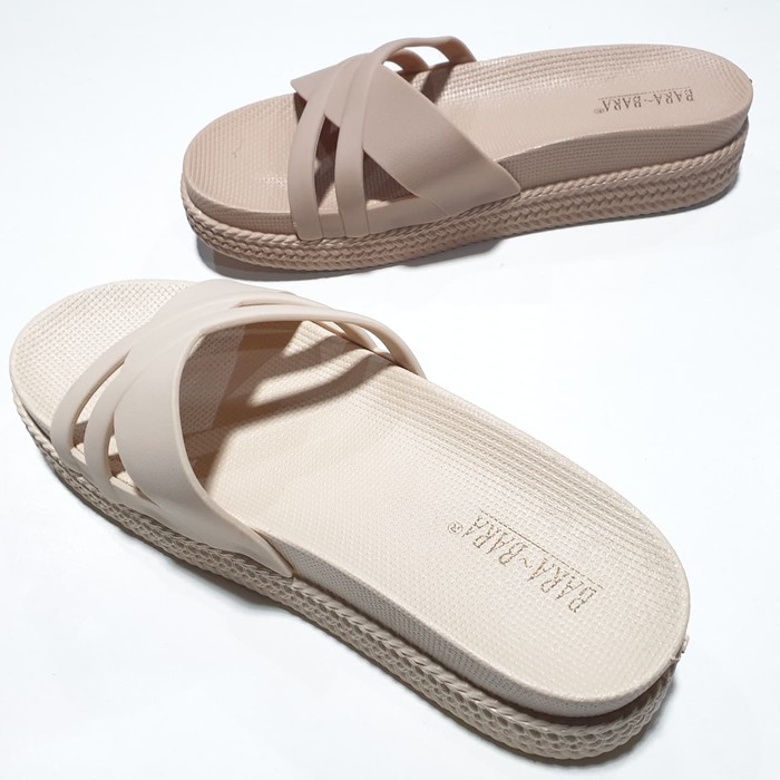 jelly sandal wanita barabara slop sendal bara bara import JSL895KSPL5