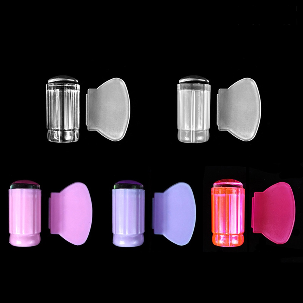 Providence Nail Stamper Detachable Artwork Making with Scraper Silicone Seal Nail Stamping Printing Tips Tool for Manicure