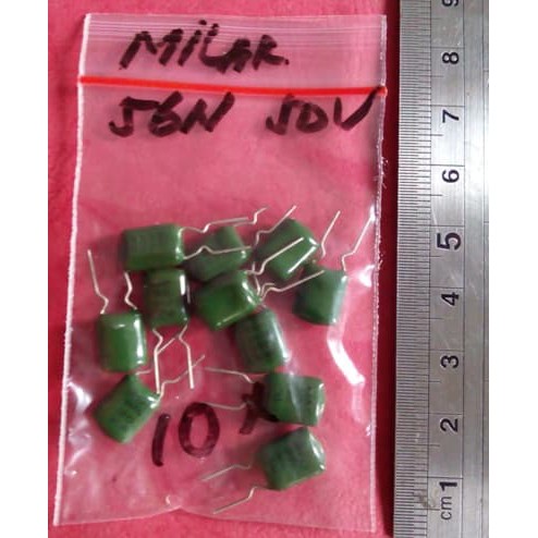 Capacitor Milar 56N 50V Er~1962