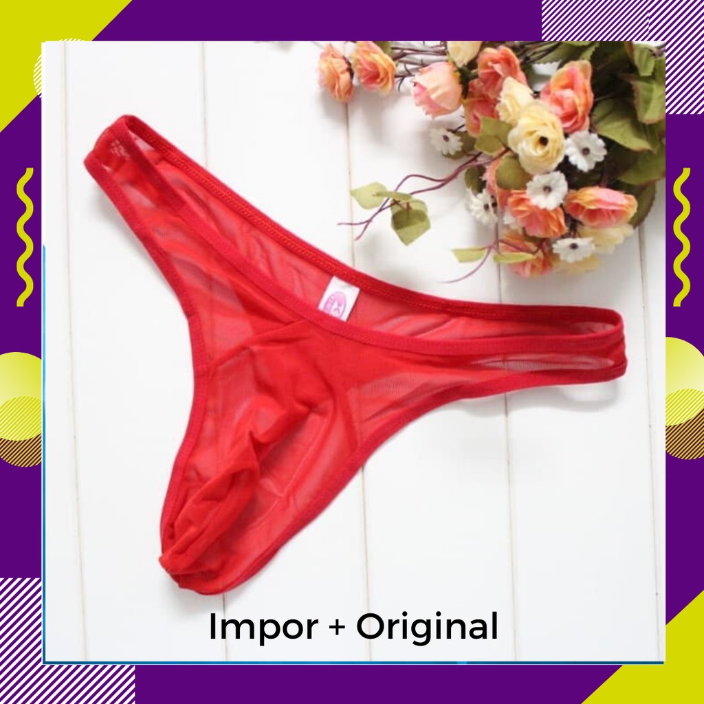 Pakaian Dalam pria / Sexy Celana dalam pria Transparan Briefs Underwear Boxer Celana Y036