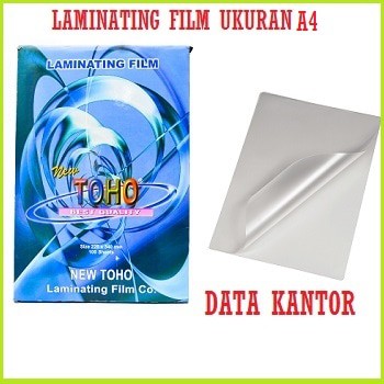

Plastik Laminating TOHO Ukuran A4 100 Micron-Laminating Film