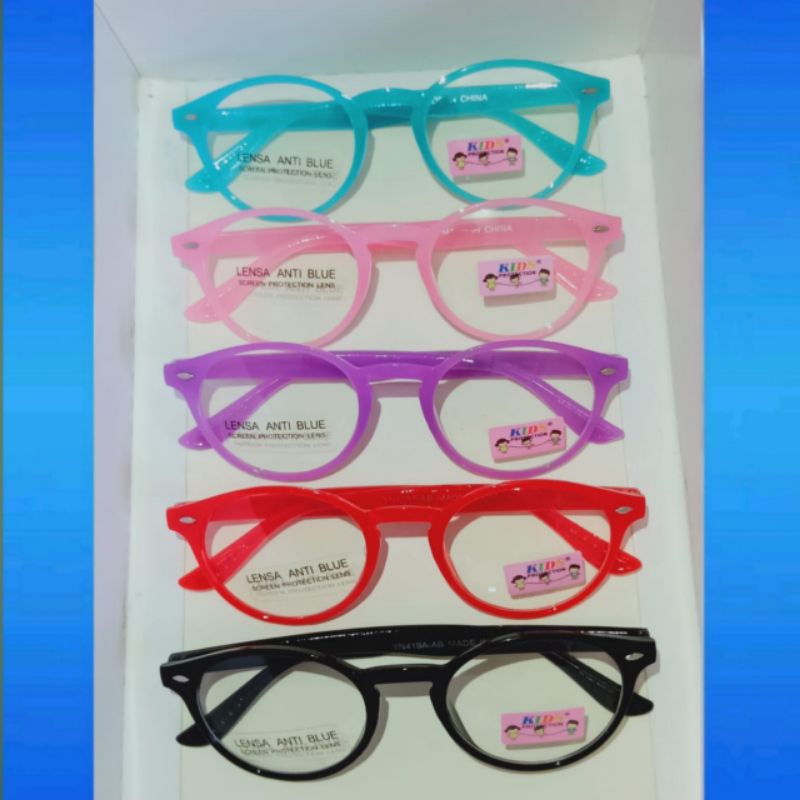 90. YN419AB. Kacamata Anak Lensa BlueRay (Anti Radiasi Sinar Biru). Aman Main HP & Daring Seharian.-6