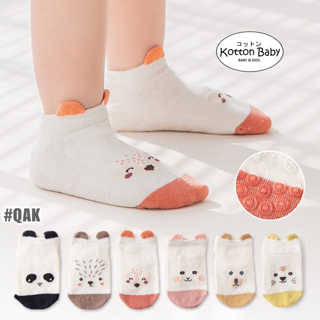 0-3 thn | KAOS KAKI BAYI ANAK IMPOR NEWBORN SOCKS LUCU KARAKTER KARTUN catalog QN QAK