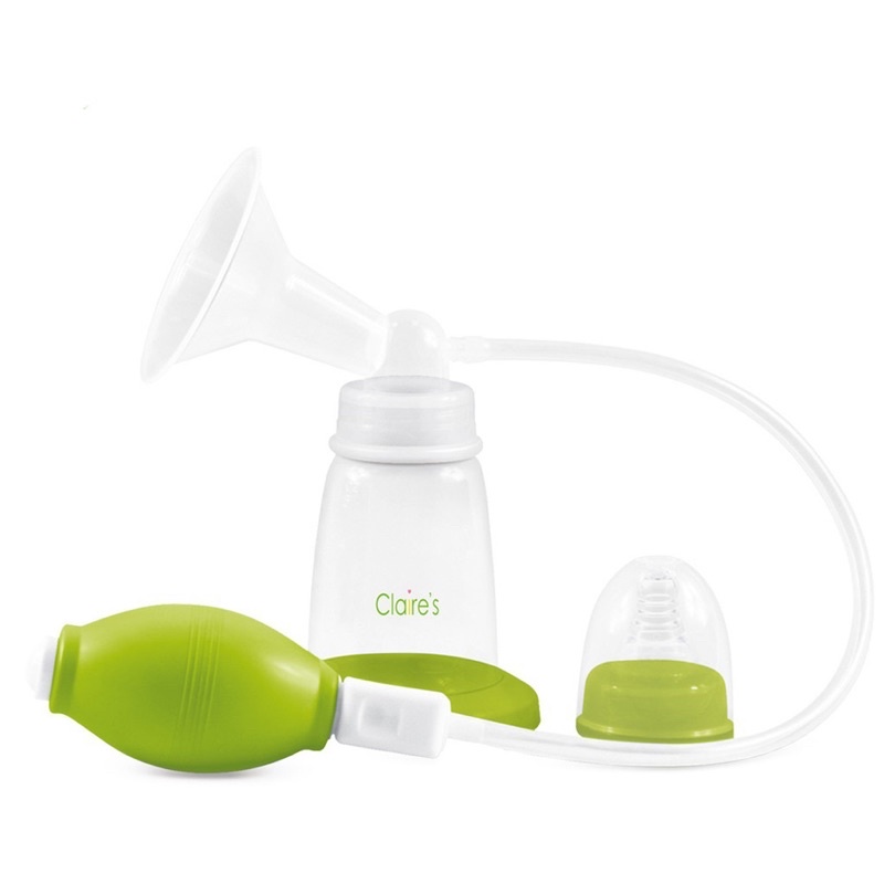 Claire's Manual Breast Pump Bottle Nipple G2026 - Claires Pompa Asi Manual + Botol Dot Bayi