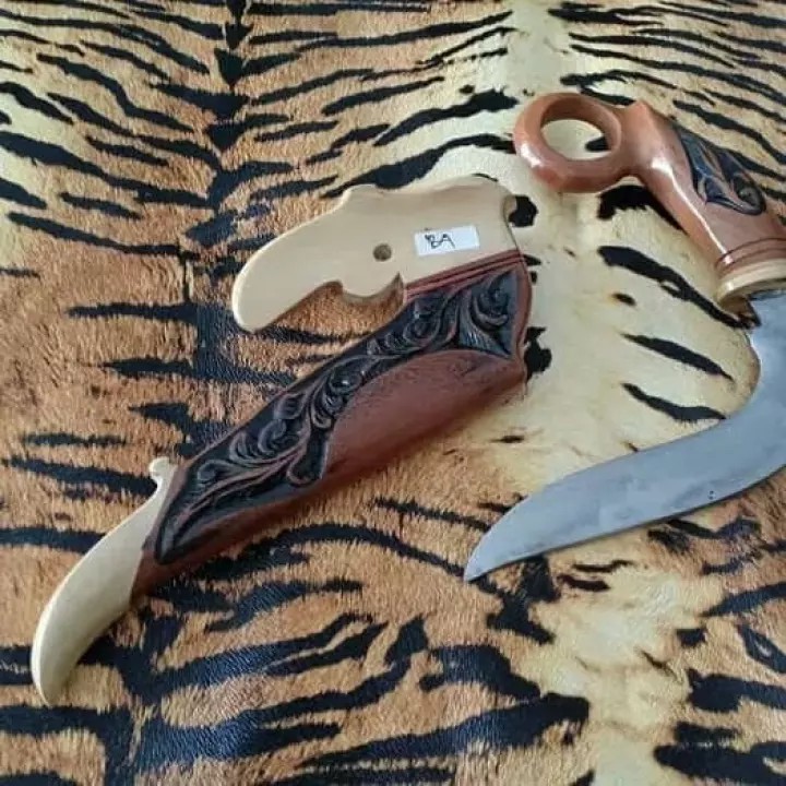 Kerambit Minang Karambit Ukir Silat 1 Sisi Kerambik Seni