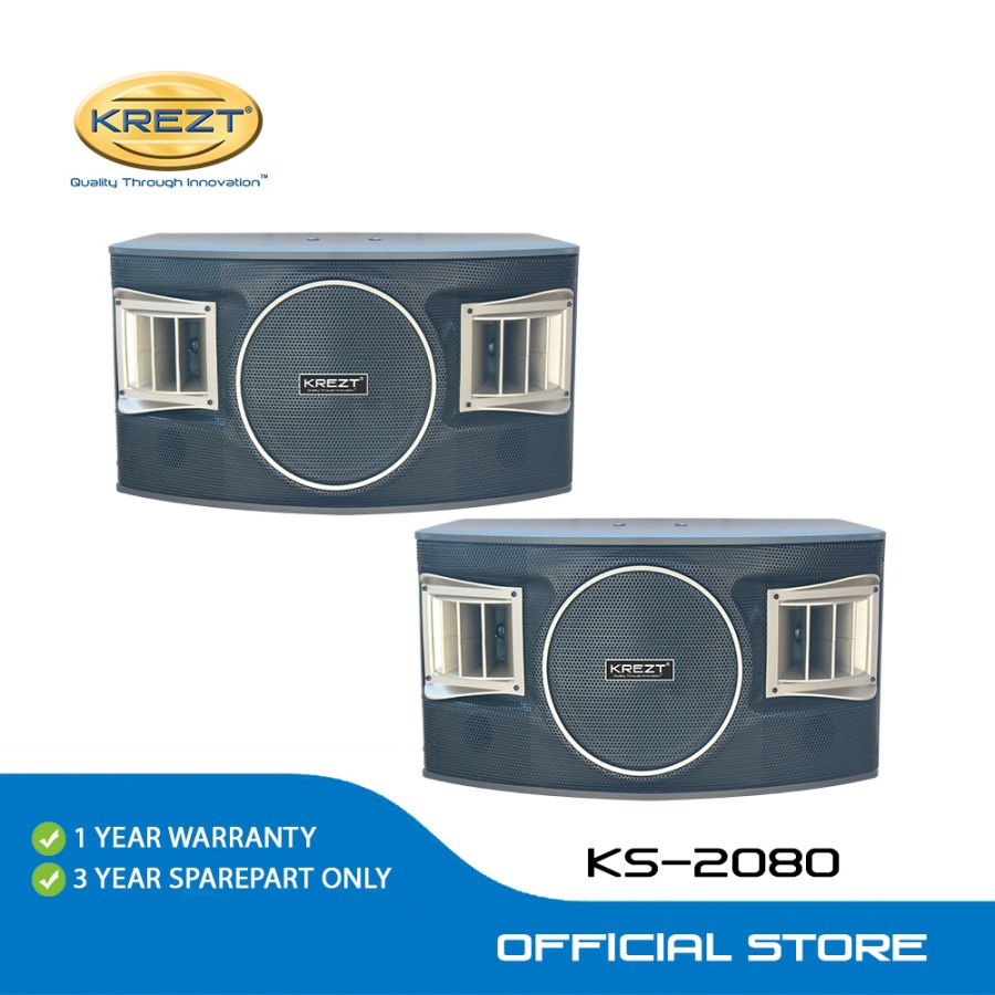 KARAOKE SPEAKER SYSTEM KREZT KS-2080 | PASSIVE SPEAKER