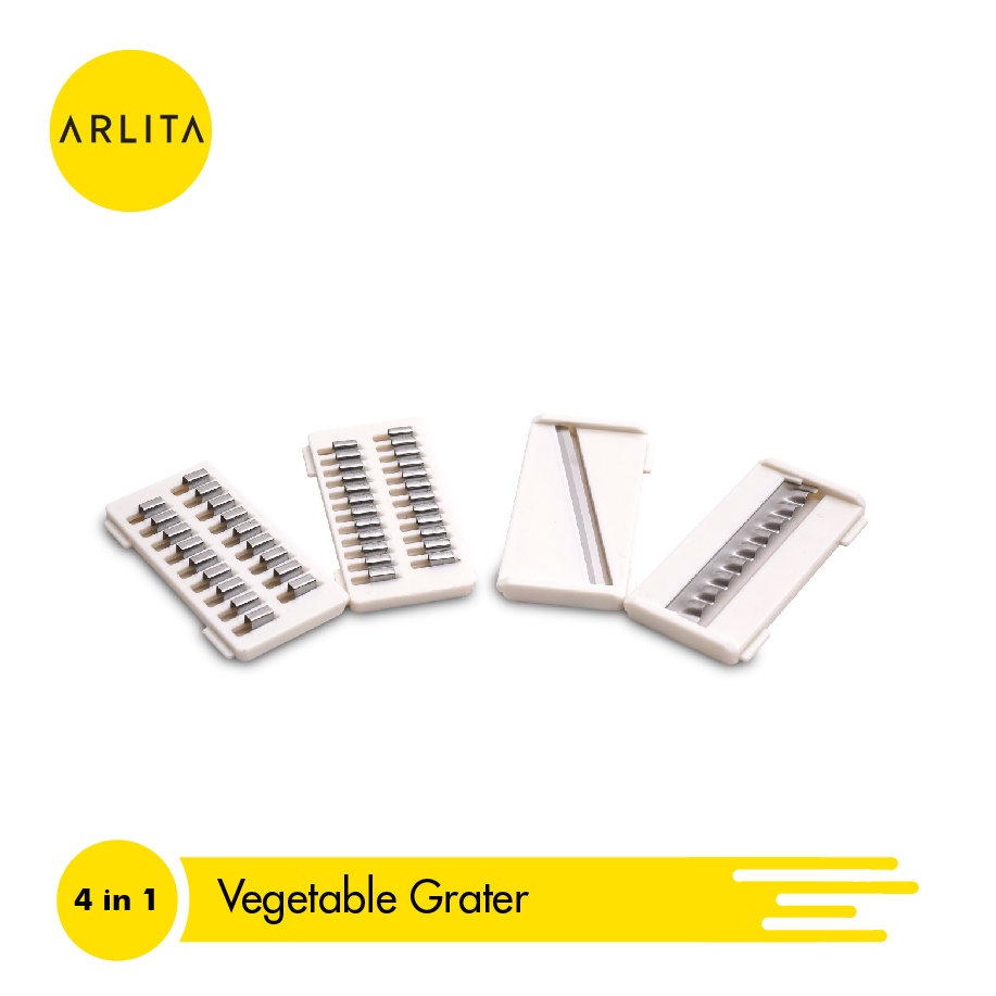 ARLITA VEGETABLE GRATER 4 IN 1 AVG-41 Parutan atau Pemotong Sayur Multifungsi