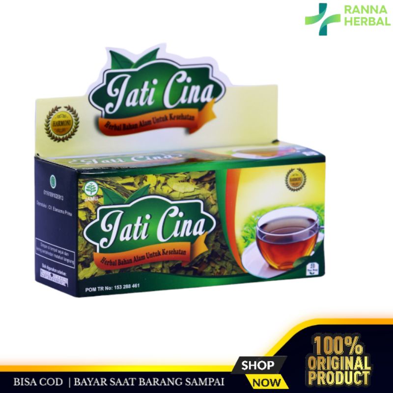 

Teh Celup Daun Jati Cina Harmoni Herbal Jati China 100% Pelangsing Alami Original BPOM