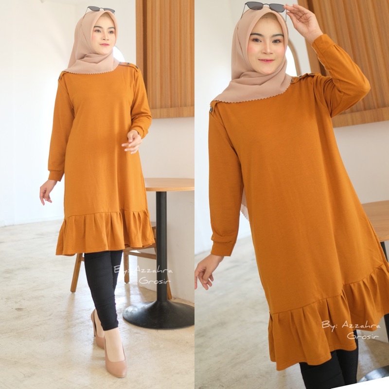 Kikan Tunik - Tunik Babyterry Import LD100 / Long Tunik / Tunik Babyterry Stretch / R.5 -  256-6045