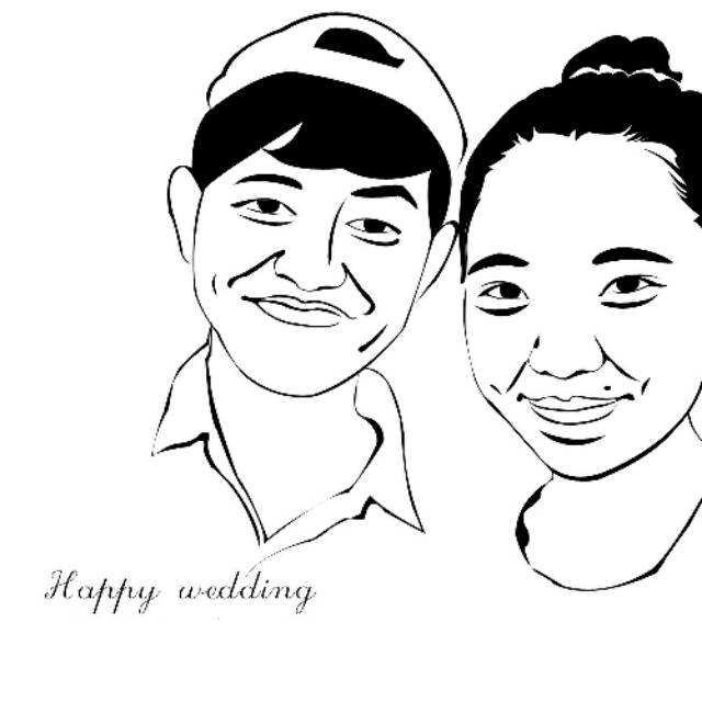 

Desain siluet lineart