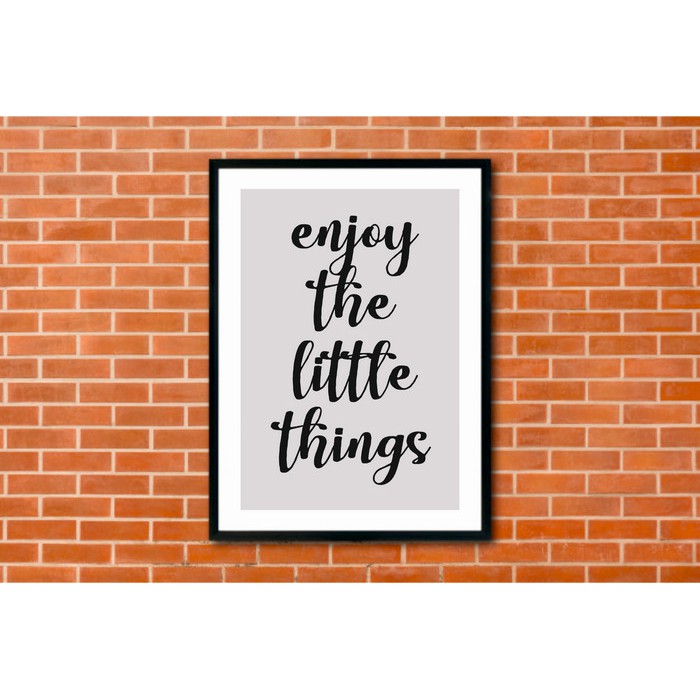 Hiasan Dinding Rumah Enjoy The Little Things