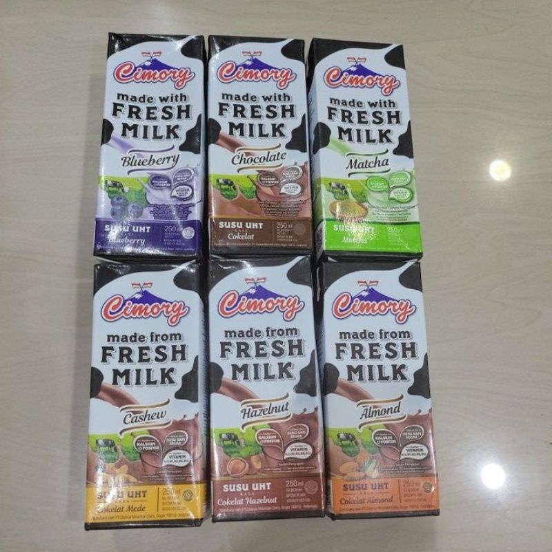 

CIMORY FRESH MILK SUSU SEGAR UHT ANEKA RASA 250ML VIRAL KEMASAN KECIL BLUEBERRY COKLAT MATCHA HAZELNUT CASHEW ALMOND MEDE