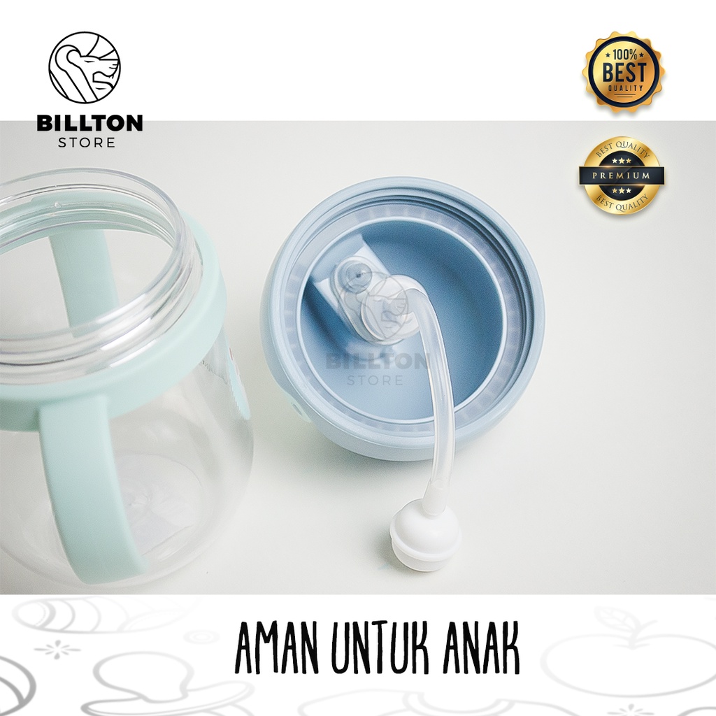 [AMAN UNTUK ANAK] Botol Minum Gelas Bayi Anak Balita Motif Karakter BPA Free Anti Tumpah