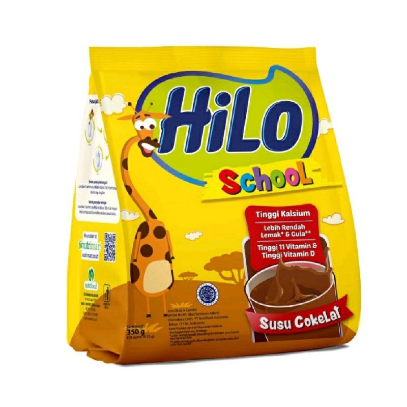 Hilo School coklat bag 10' sachet