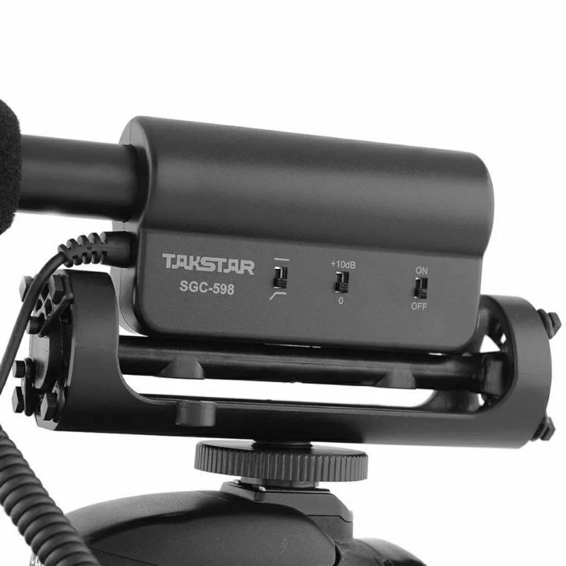 Takstar SGC-598 Condenser Microphones Shotgun Microphone Mic Kamera DSLR Camcorder SGC598 Mikrofon