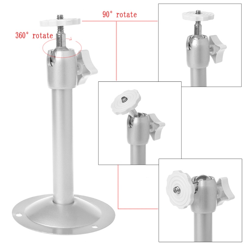 Cre Bracket Stand Holder Proyektor Mount Plafon Rotasi 360 Derajat Adjustable Bahan Metal