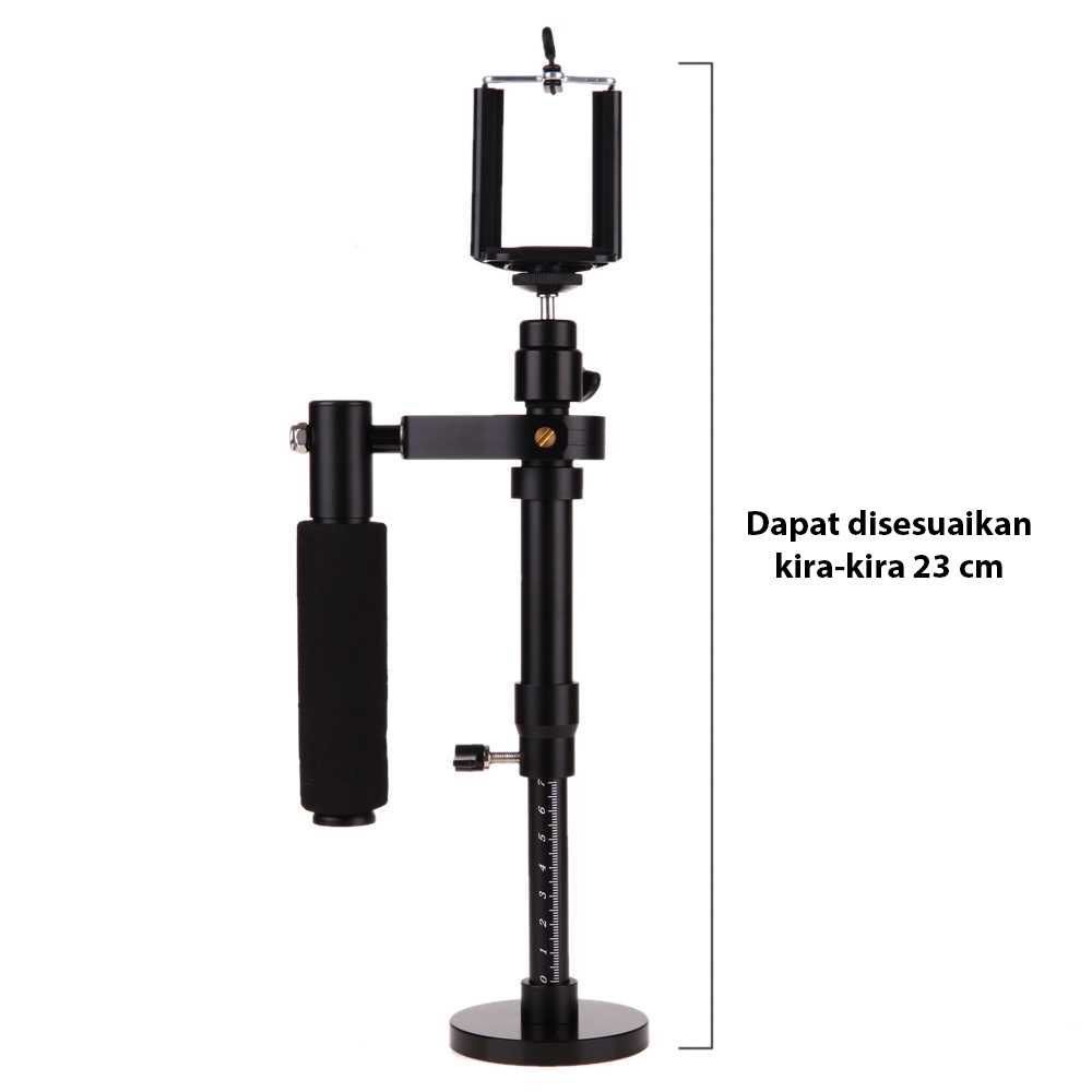 Stabilizer Steadycam Holder Handphone Mutar for Smartphone Action Camera GoPro