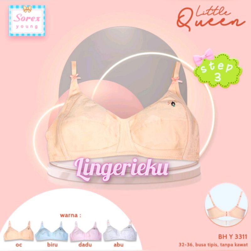 Sorex 3311 BH Bra Miniset Anak Remaja Perempuan Step 3