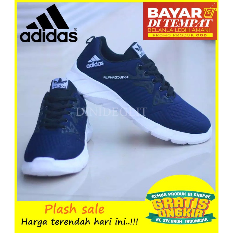 COD GAN !!! SEPATU SNEAKERS PRIA WANITA ADIDAS ALPHABOUNCE SEKOLAH OLAHRAGA SANTAI KASUAL TERMURAH