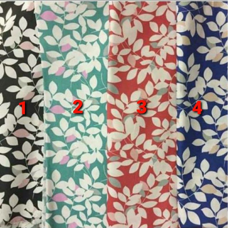 Kain katun jepang design/ bahan katun jepang Tokai senko kk motif daun