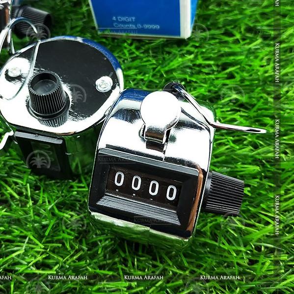 Tasbih Digital Stainlis 4 digit Hand Tally Counter / Hand Counter