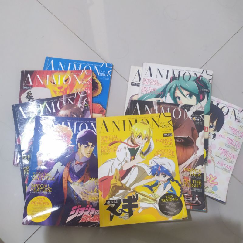 MAJALAH ANIMONSTAR 9 PCS