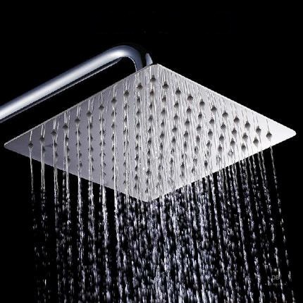 Wall shower rainfall / wall shower kotak / Head shower stainless 10 in