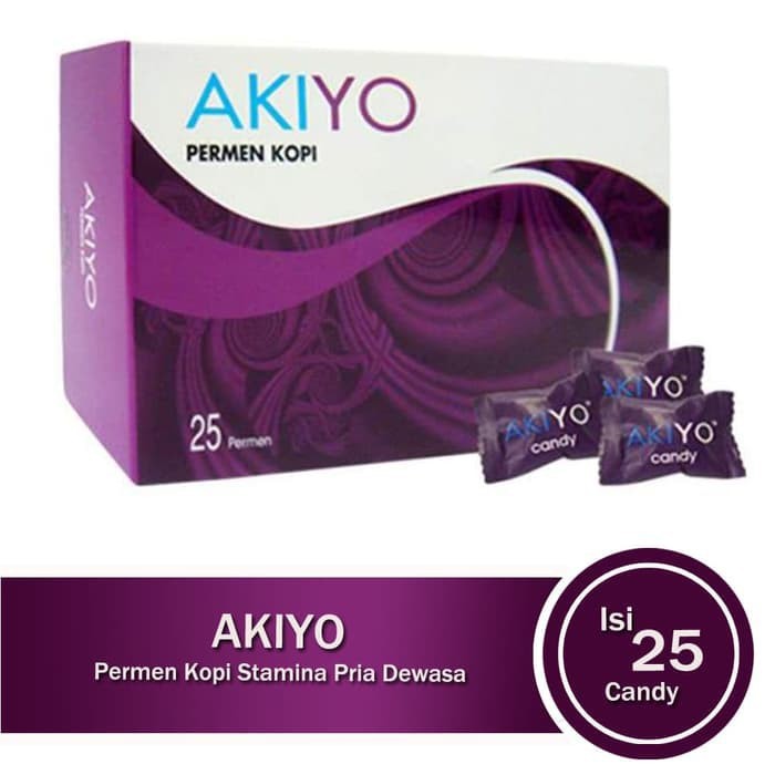 [TERLARIS]    AKIYO CANDY PERMEN ASLI ORIGINAL - PERMEN OBAT TAHAN LAMA PRIA