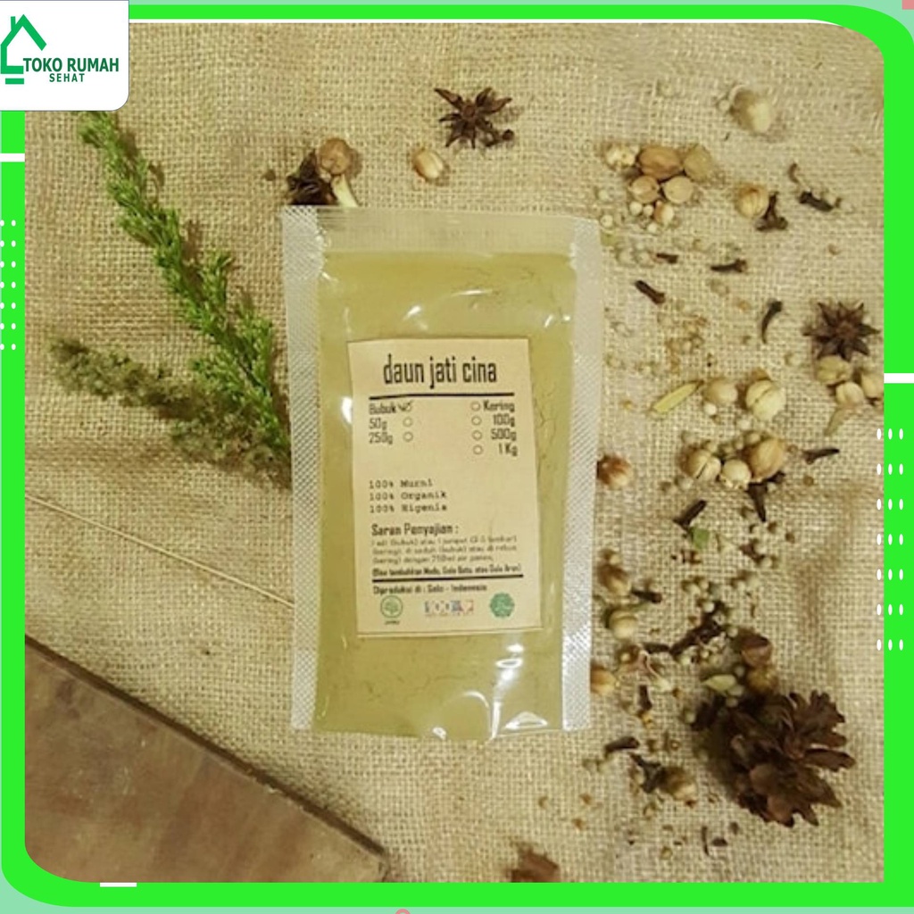 

DAUN JATI CINA BUBUK 500 GRAM - Senna Alexandrina - MURNI - JSR
