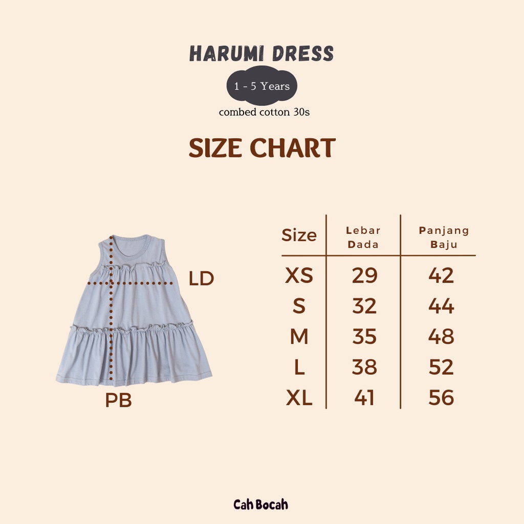 Cah Bocah Harumi Dress Anak Perempuan