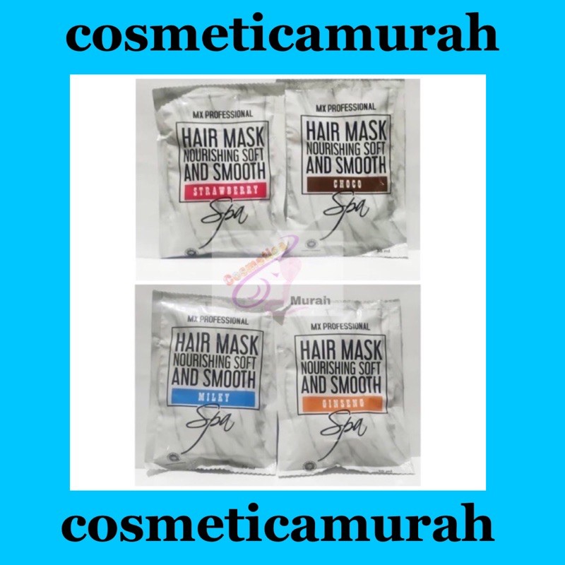 kemasan sachet - Mx hair mask proffesional / masker rambut mx original