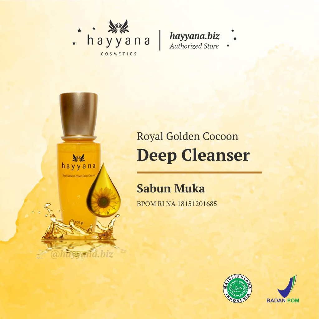 Hayyana Skincare Deep Cleanser - Facial Wash - Sabun Wajah