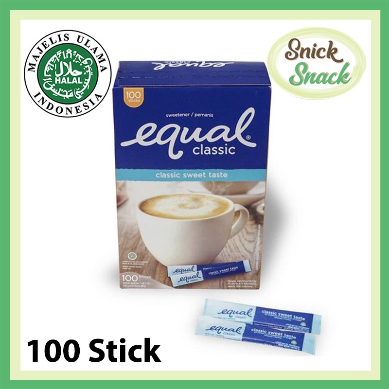 

Equal Classic 100 Sachet Pemanis Pengganti Gula Diabetes