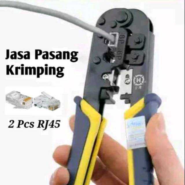 Jasa krimping kabel amp cat6