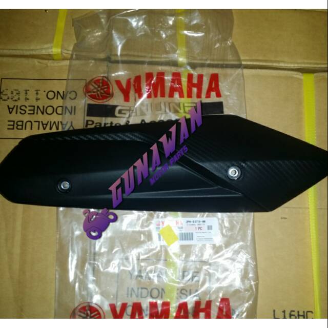 COVER TUTUP PELINDUNG KNALPOT MIO M3 MIO 125 ORIGINAL YAMAHA
