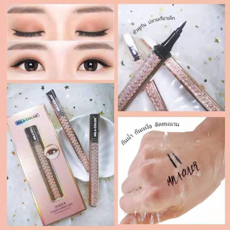 [COD] PROMO BULAN INI!!! eyeliner mila color liquid eyeliner waterproff coverage and pigmented