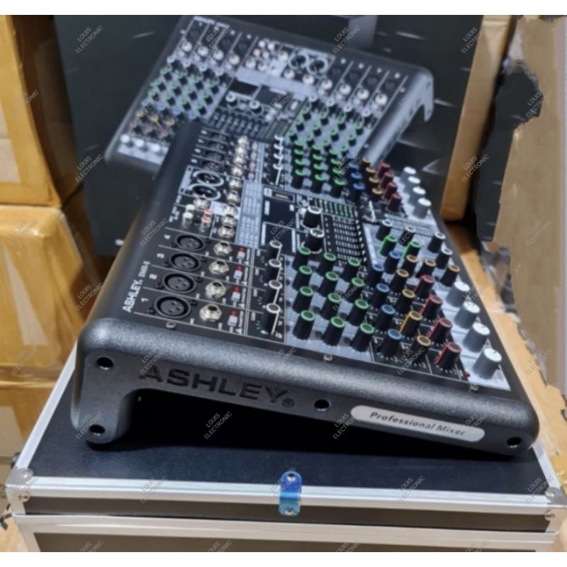 Mixer ASHLEY smr8 smr 8 smr-8 8 Channel ORI Bonus Koper Hardcase