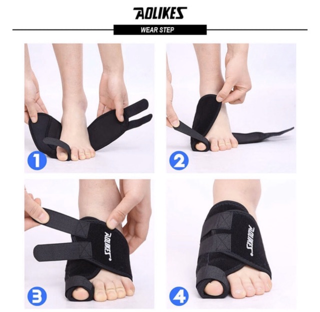 1051 AOLIKES TOE CORRECTION JARI KAKI KNEE THUMB LEG SUPPORT POSTURE