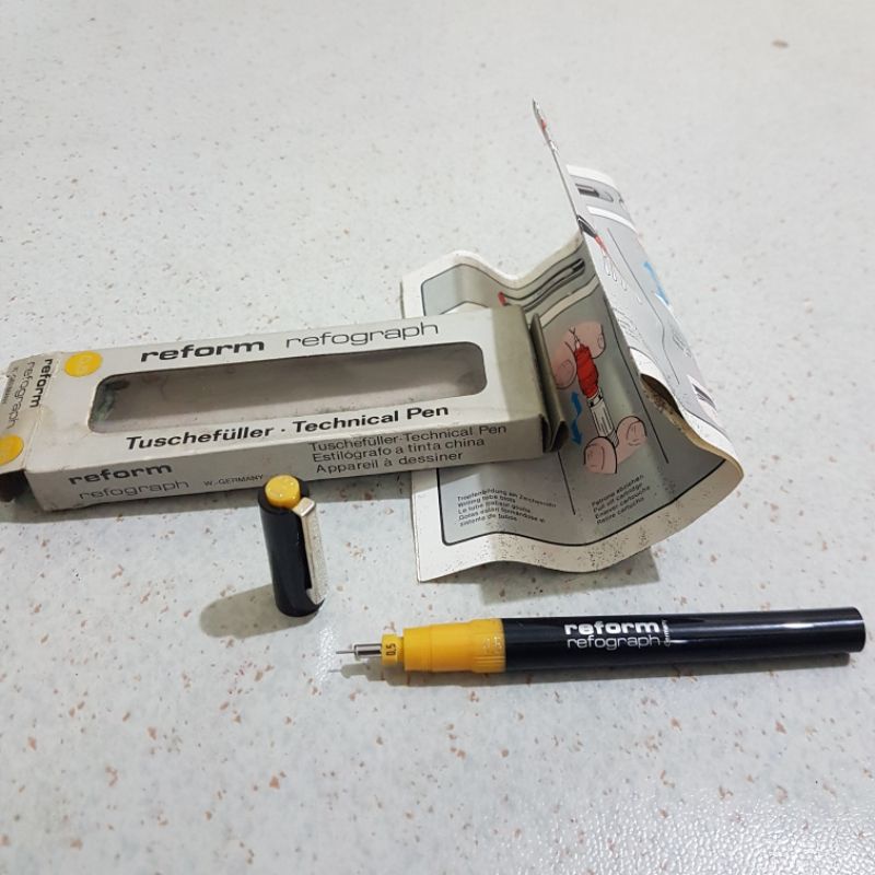 

Sejenis rotring staedtler technical pen pulpen gambar Reform 0.5 Jerman Barat NOS