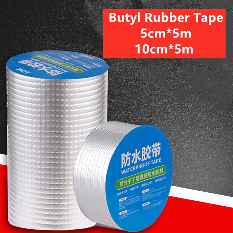 GS8 Lakban Anti Bocor Aluminum Foil Perekat Super Tape Waterproof Lebar 10//15/30 cm x Panjang