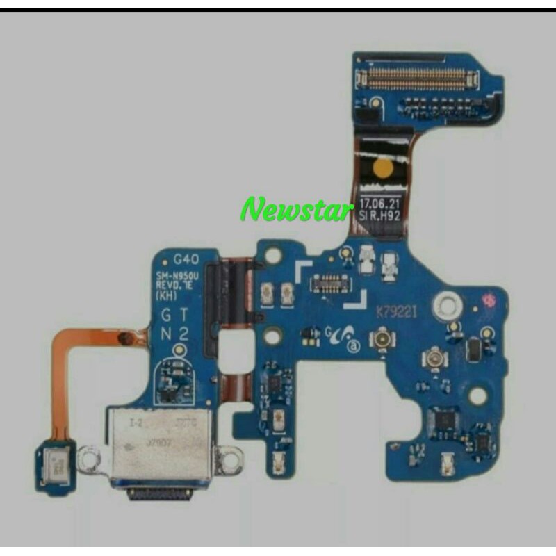 Fleksibel Flexible Charger Papan Charger Samsung Note 8 Original