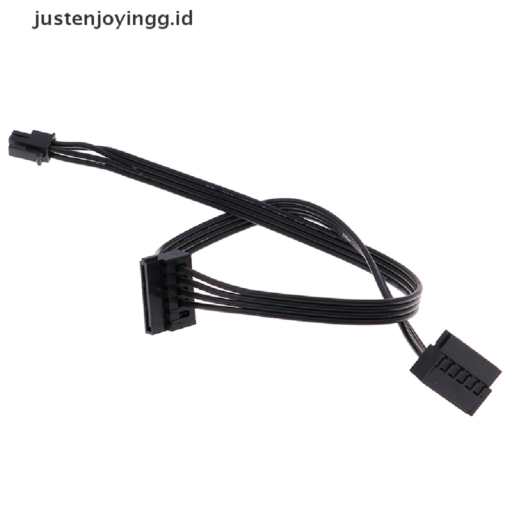 1pc Kabel power supply mini 4 Pin to 2 Sata SSD Ukuran 45CM Untuk lenovo M410 M610 M415