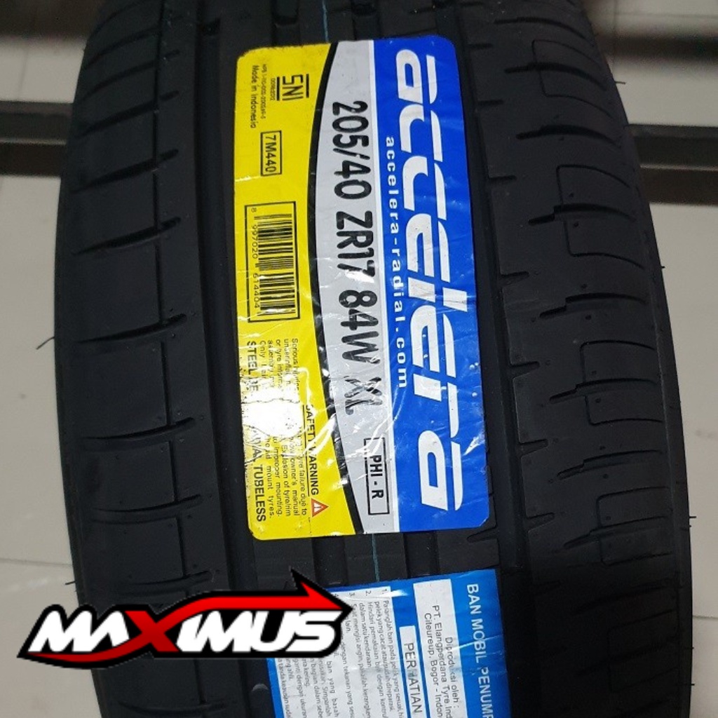 BAN MOBIL BRIO JAZZ YARIS 205 40 R17 MERK ACCELERA PHI BLACK BAN MURAH Bandung 205/40/17 ban ring 17