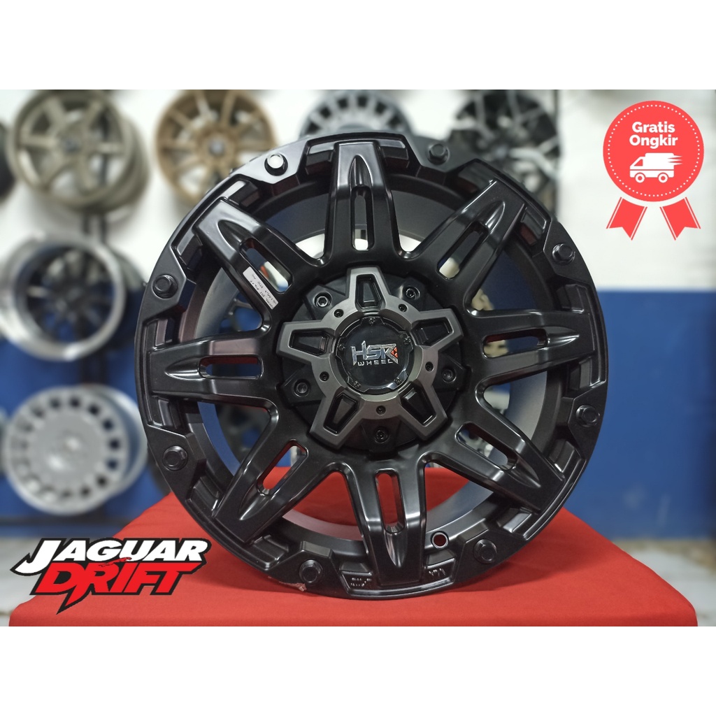Velg Mobil Semi Ofroad Hsr Ring 16 - Pelek Mobil Hsr R16 Buat Pajero Fortuner Strada Triton Everest 