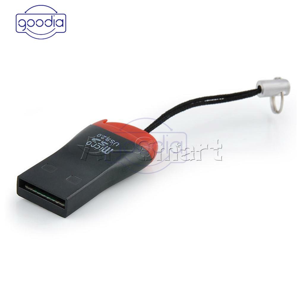 [IN STOCK/COD]  1PCS High Speed USB 2.0 Mini SDHC Micro SD T-Flash TF M2 Memory Card Reader AS